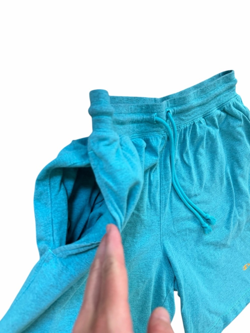 Champion Men's Medium Aqua Terry Shorts - Picture 3 of 8